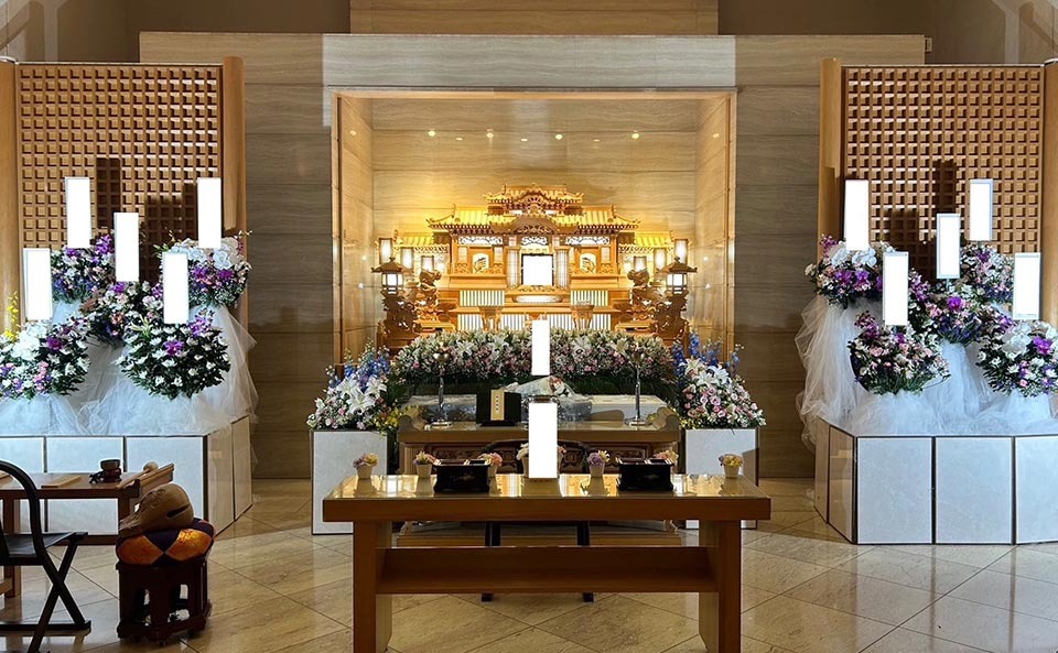 上尾伊奈斎場つつじ苑での家族葬イメージ