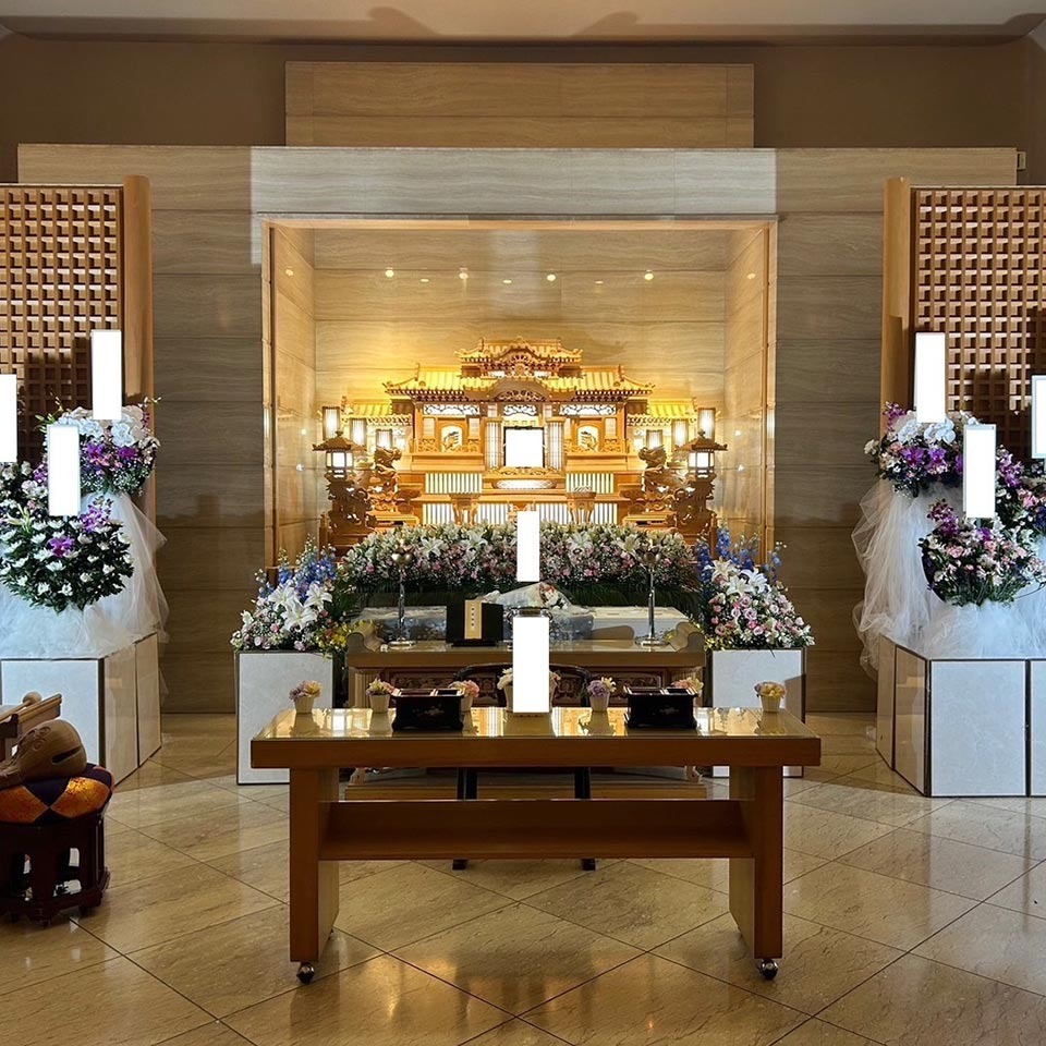 上尾伊奈斎場つつじ苑での家族葬イメージ